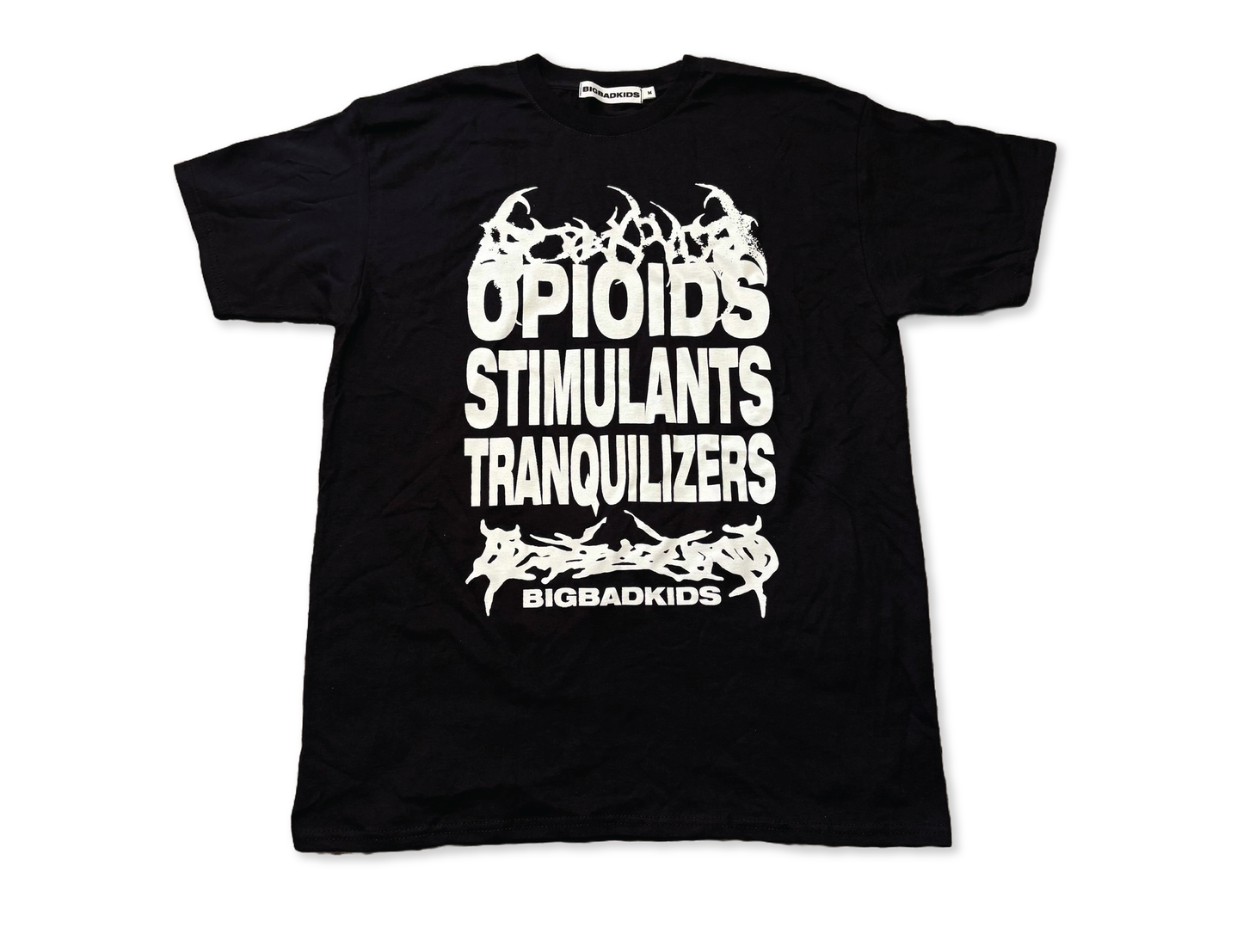 3 OPTIONS BLACK T-SHIRT