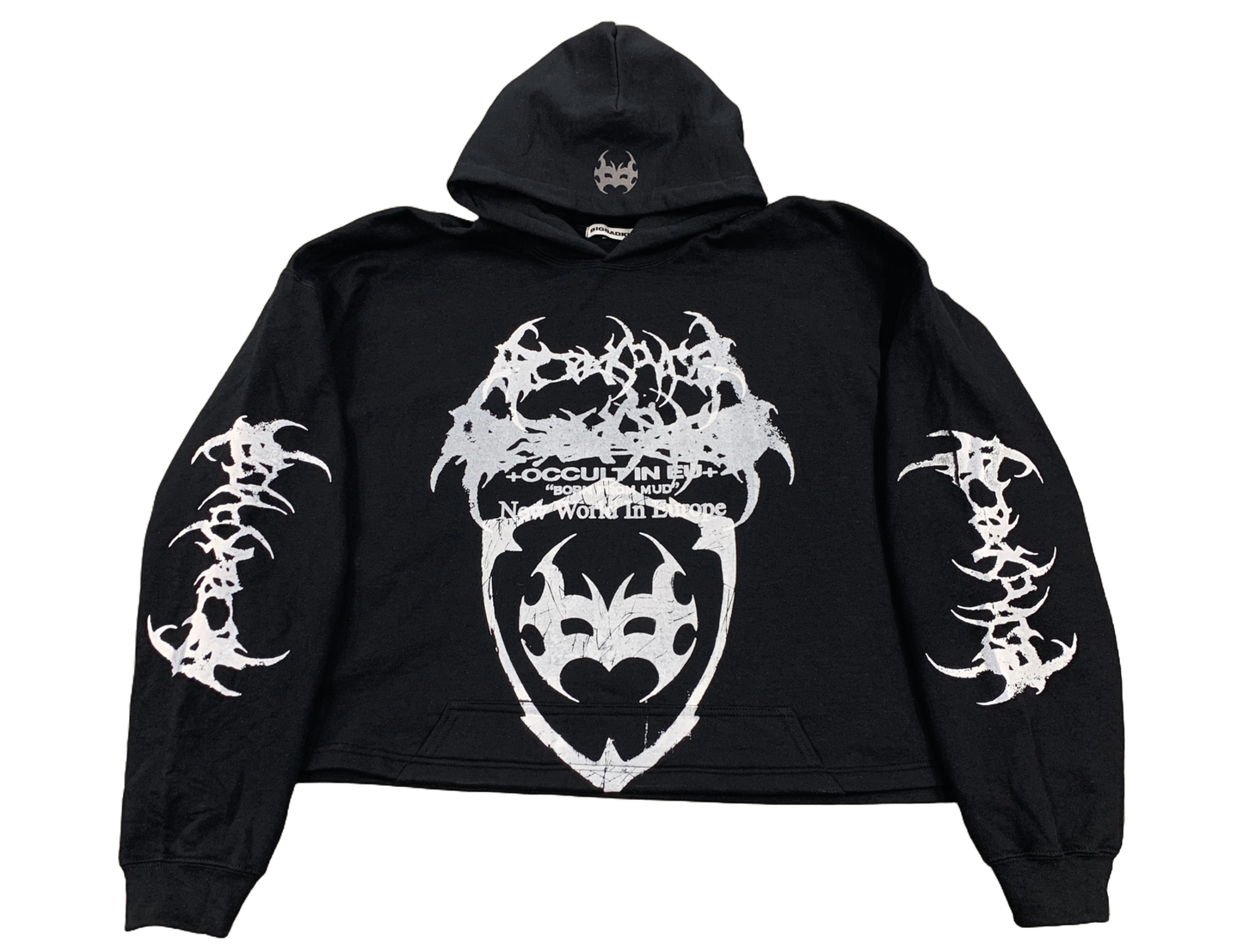 OVERPRINTED LOGO HOODIE