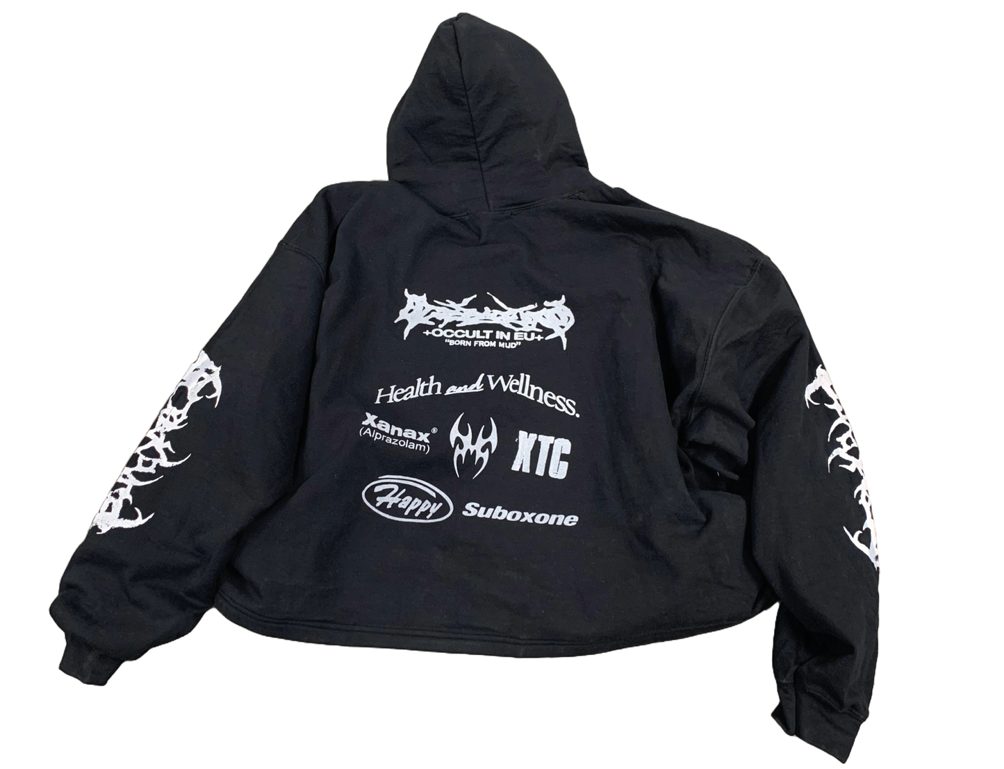 OVERPRINTED LOGO HOODIE