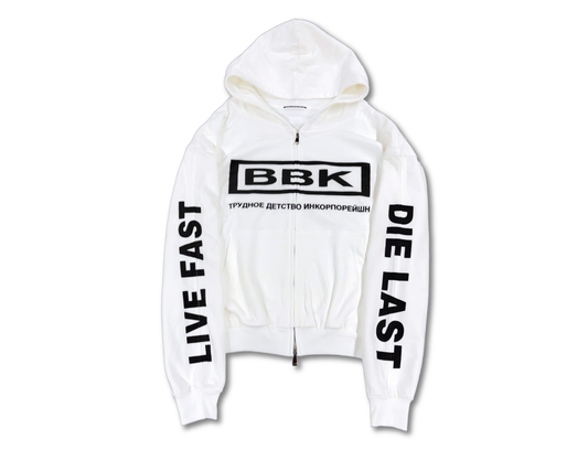 LIVE FAST DIE LAST ZIP HOODIE